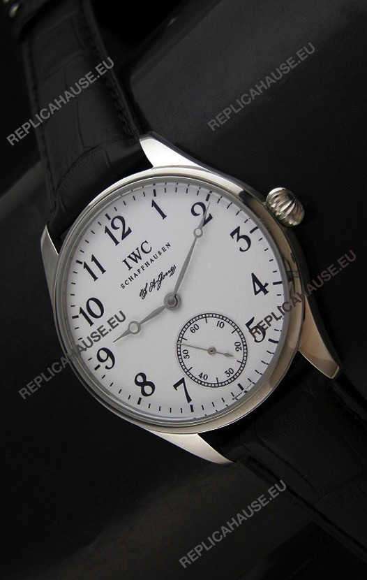Top Grade IWC FA Jones Swiss Swiss Replica Watch in White Dial