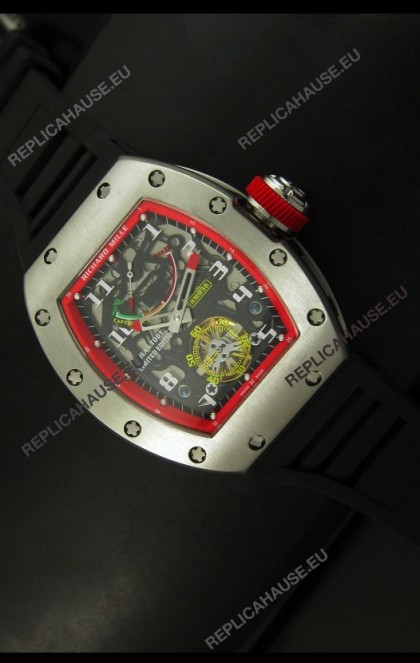 Richard Mille RM002 Power Reserve Tourbillon Swiss Replica Watch in Steel Case