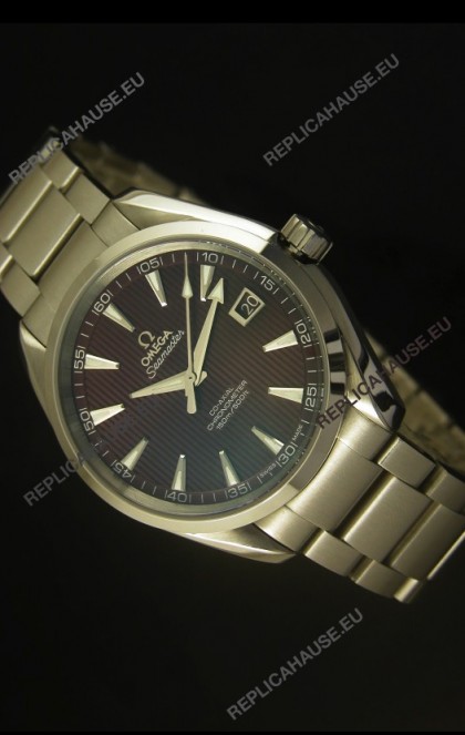 Omega Seamaster Aqua Terra Co-Axial Swiss Watch Black Dial