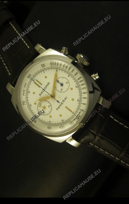 Panerai Radiomir PAM518 1940 Chronograph Watch - White Dial