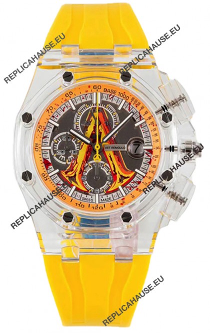 Audemars Piguet Royal Oak Offshore AET Remould LAMBDA Sapphires Casing Swiss Replica Watch 