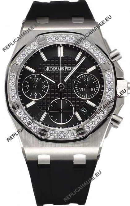 Audemars Piguet Royal Oak Offshore Black Dial Chronograph 37MM - Swiss Replica Watch 