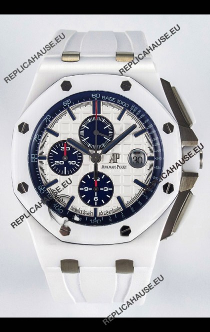 Audemars Piguet Boutique Edition White Dial Ceramic Casing 1:1 Super Clone Replica Watch