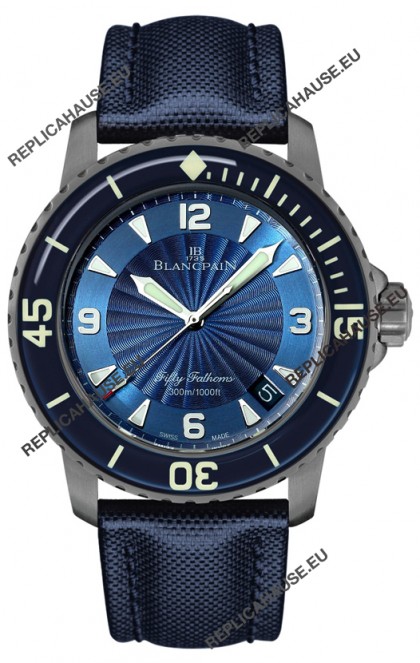 Blancpain Fifty Fathoms Automatique Titanium Edition Swiss Replica Watch in 1:1 Mirror Quality
