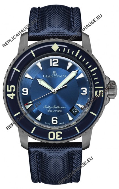 Blancpain Fifty Fathoms Automatique Titanium Edition Swiss Replica Watch in 1:1 Mirror Quality