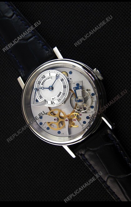 Breguet Tradition 7057BB/11/9W6 Pink Gold Dual Tourbillon Swiss 1:1 Mirror Replica Watch