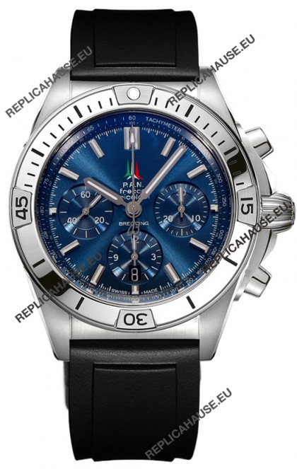 Breitling Chronomat B01 42 Edition Swiss 904L Steel Casing Blue Dial 1:1 Mirror Replica Watch