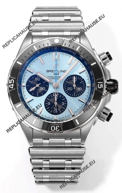 Breitling Chronomat B01 42 Edition Swiss 904L Steel Casing Blue Dial 1:1 Mirror Replica Watch