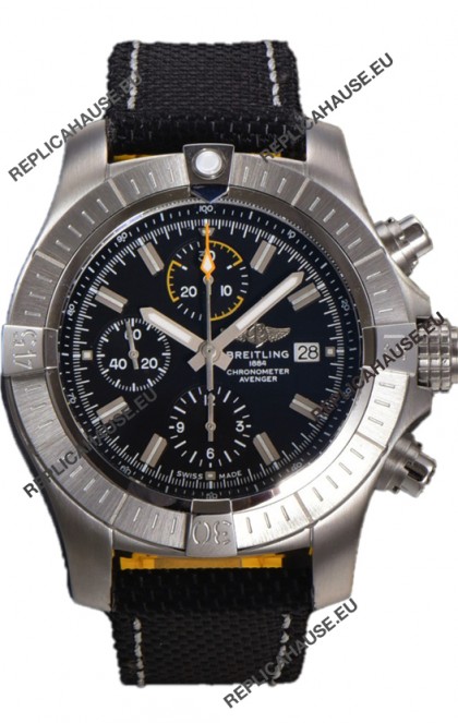 Breitling Avenger Bandit Black Dial 1:1 Mirror Swiss Replica Watch 