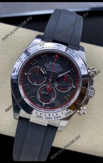 Rolex Cosmograph Daytona 116509 Black Dial Cal.4130 Movement - 904L Steel Watch