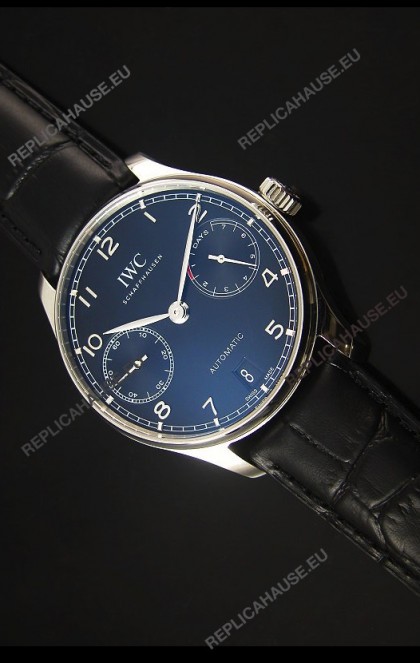 IWC IW500703 Portugieser Swiss 1:1 Mirror Replica Watch Black Dial - Updated 2016 Version