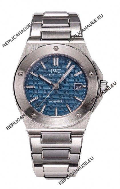 IWC Ingenieur IW3289 Blue Dial 1:1 Mirror Swiss Replica Watch 40MM