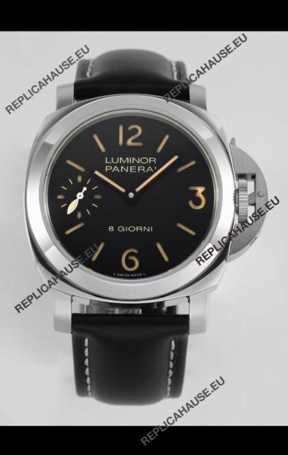 Panerai Luminor 8 Giorni PAM00915 Black Dial in 1:1 Mirror Quality - 904L Steel 