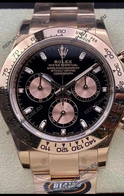 Rolex Cosmograph Daytona M116505 Rose Gold Original Cal.4130 Movement - 904L Steel Watch