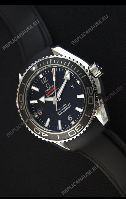 Omega Seamaster Planet Ocean Swiss Black Strap Replica 45MM 1:1 Ultimate Edition Watch 