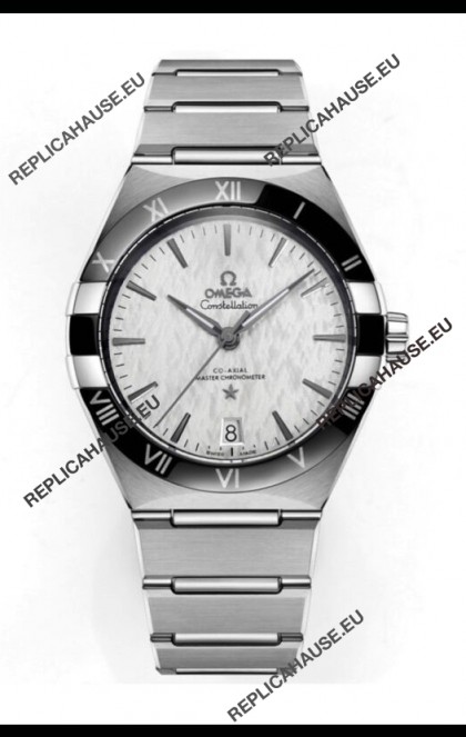Omega Co-Axial Constellation Stainless Steel Rhodium Dial 1:1 Mirror Replica 41MM