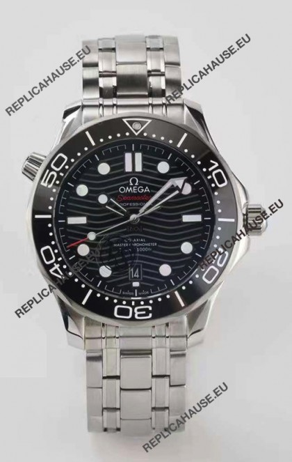 Omega Seamaster 300M Co-Axial Master Chronometer BLACK Swiss 1:1 Mirror Replica Watch