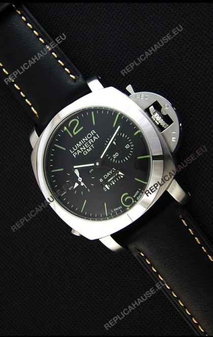 Panerai Luminor GMT 8 Days Power Reserve Japanese Replica Watch 