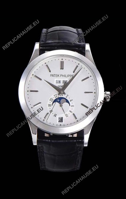 Patek Philippe Annual Calendar 5396-012 Complications Swiss Replica Watch in White Dial