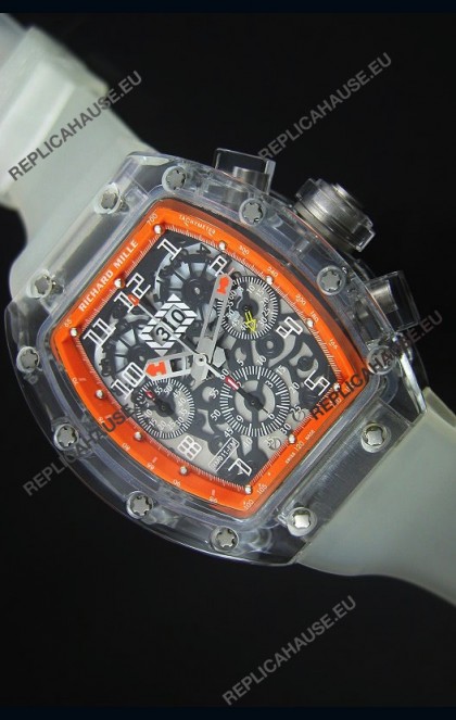 Richard Mille RM056-1 Tourbillon Felipe Massa Chronograh Orange Bezel Watch