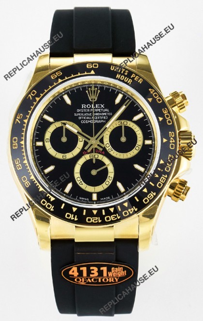 Rolex Cosmograph Daytona M126518 Yellow Gold Black Dial Original Cal.4131 Movement