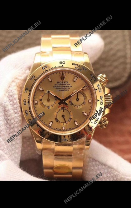 Rolex Cosmograph Daytona 116598 904L Stainless Steel 1:1 Mirror Cal.4130 Movement Watch