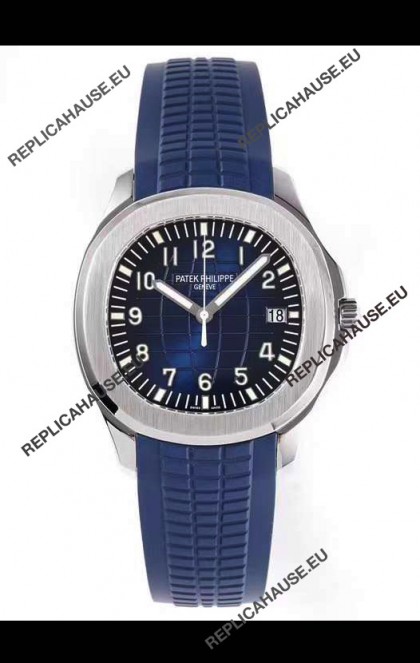 Patek Philippe Aquanaut 5168G Swiss Replica Watch Blue Dial - 1:1 Mirror Edition