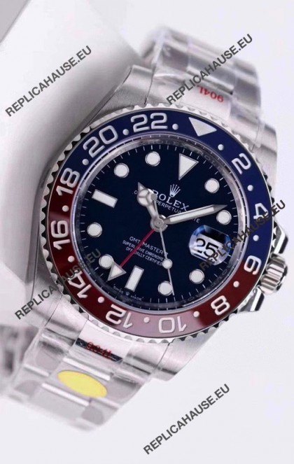 Rolex GMT Masters II 126719BLRO Pepsi Bezel Cal.3285 Movement Swiss Replica - Ultimate 904L Steel Watch