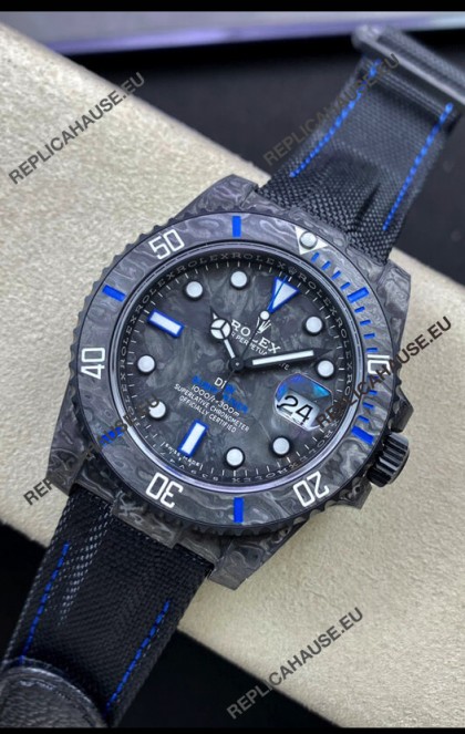 Rolex Submariner DiW Carbon Fiber Edition Swiss Replica Watch - 1:1 Mirror Replica