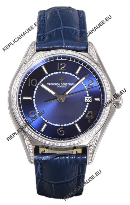 Vacheron Constantin Fiftysix Edition 904L Steel 1:1 Mriror Replica Blue Dial 
