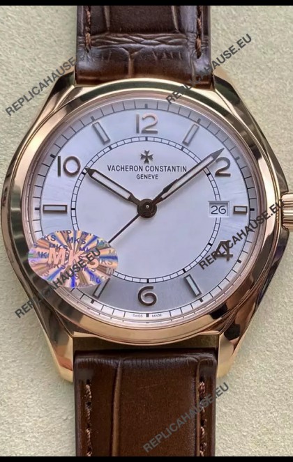 Vacheron Constantin Fiftysix Edition Rose Gold Steel 1:1 Mriror Replica White Dial 