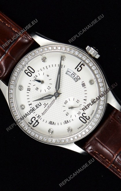 Jaeger LeCoultre Master Control Stainless Steel Swiss Replica Watch 