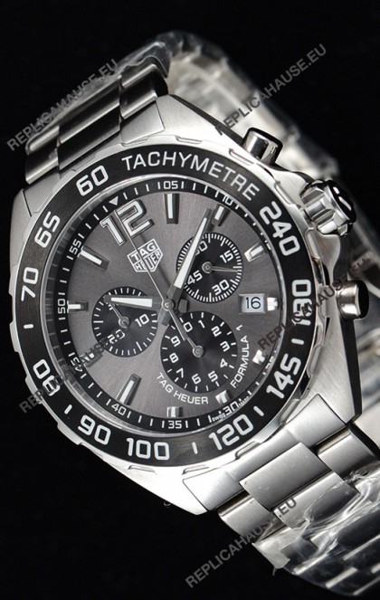 Tag Heuer Formula 1 Chronograph Swiss Quartz Replica Watch Anthracite Dial 