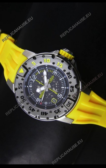 Richard Mille RM028 Automatic Diver's Swiss Replica Watch in Yellow