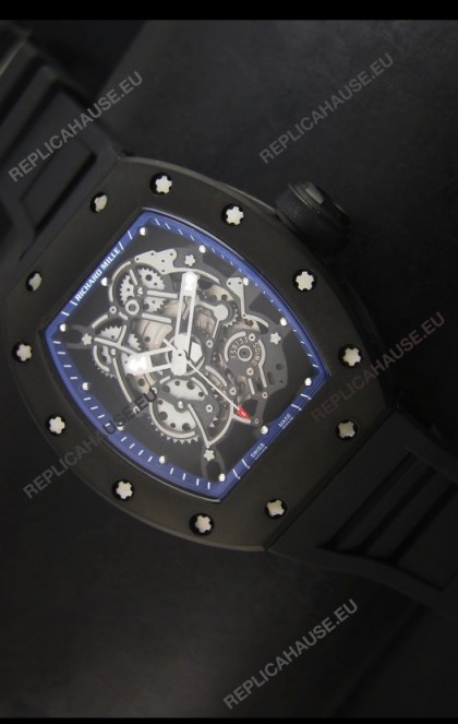 Richard Mille RM055 Bubba Watson Swiss Replica Watch in Blue Indexes