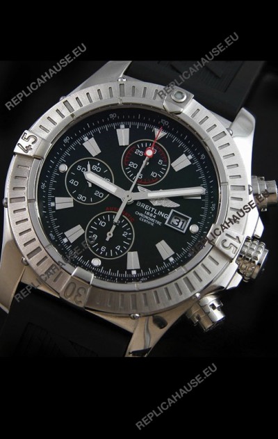 Breitling Avenger Seawolf Swiss Replica Watch in Black Dial