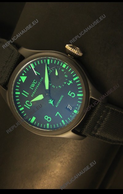 IWC Big Pilot Top Gun Ceramic Case Watch - 1:1 Mirror Replica
