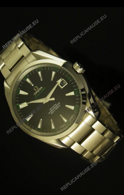 Omega Seamaster Aqua Terra Co-Axial Swiss Watch Black Dial