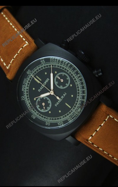 Panerai Radiomir 1940 Chronograph Watch in PVD Coating