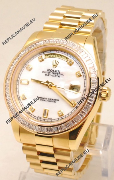 Rolex Day Date II Gold Japanese Replica Watch