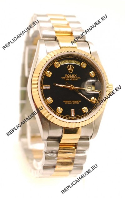 Rolex Day Date Two Tone Japanese Replica Watch