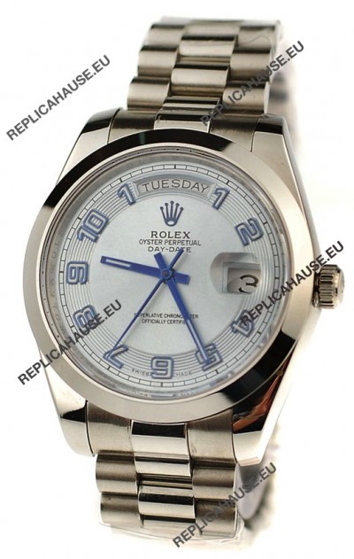 Rolex Day Date Silver Japanese Replica Watch