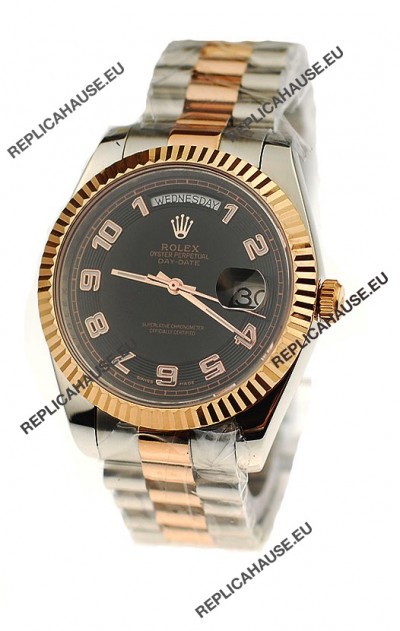 Rolex Day Date Two Tone Japanese Replica Watch
