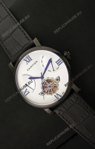 Cartier Calibre de Tourbillon PVD Swiss Watch