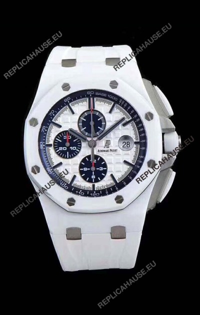 Audemars Piguet Royal Oak Offshore White Ceramic - Ultimate 1:1 3126 Movement