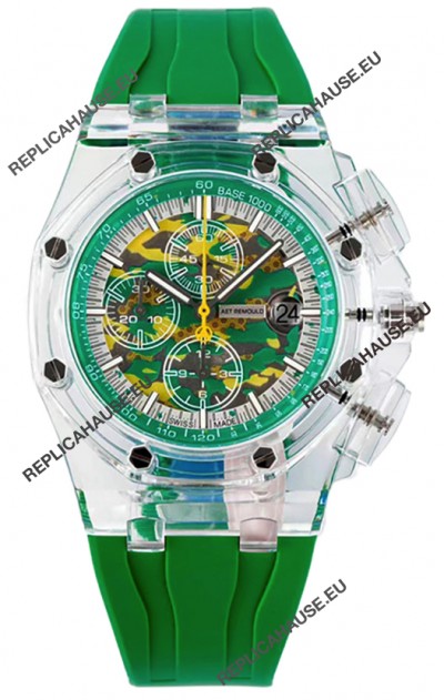 Audemars Piguet Royal Oak Offshore AET Remould CHAMELEON Sapphires Casing Swiss Replica Watch 