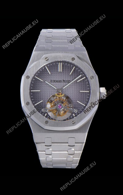 Audemars Piguet Royal Oak Tourbillon 41mm Grey Dial in 904L Steel Case