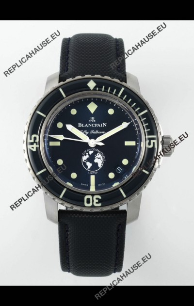 Blancpain Fifty Fathoms OCEAN COMMITMENT III 1:1 904L Stainless Steel Swiss Replica Watch 