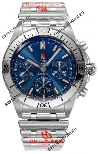 Breitling Chronomat B01 42 Edition Swiss 904L Steel Casing Blue Dial 1:1 Mirror Replica Watch