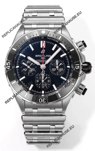 Breitling Chronomat B01 42 Edition Swiss 904L Steel Casing Black Dial 1:1 Mirror Replica Watch